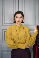 Neck Tie Detail Blouse