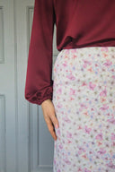 Floral Midi Skirt